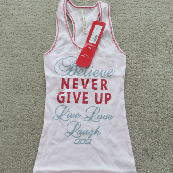 Lorna Jane Never give Up Motivation Tank Singlet - Picture 2 of 4